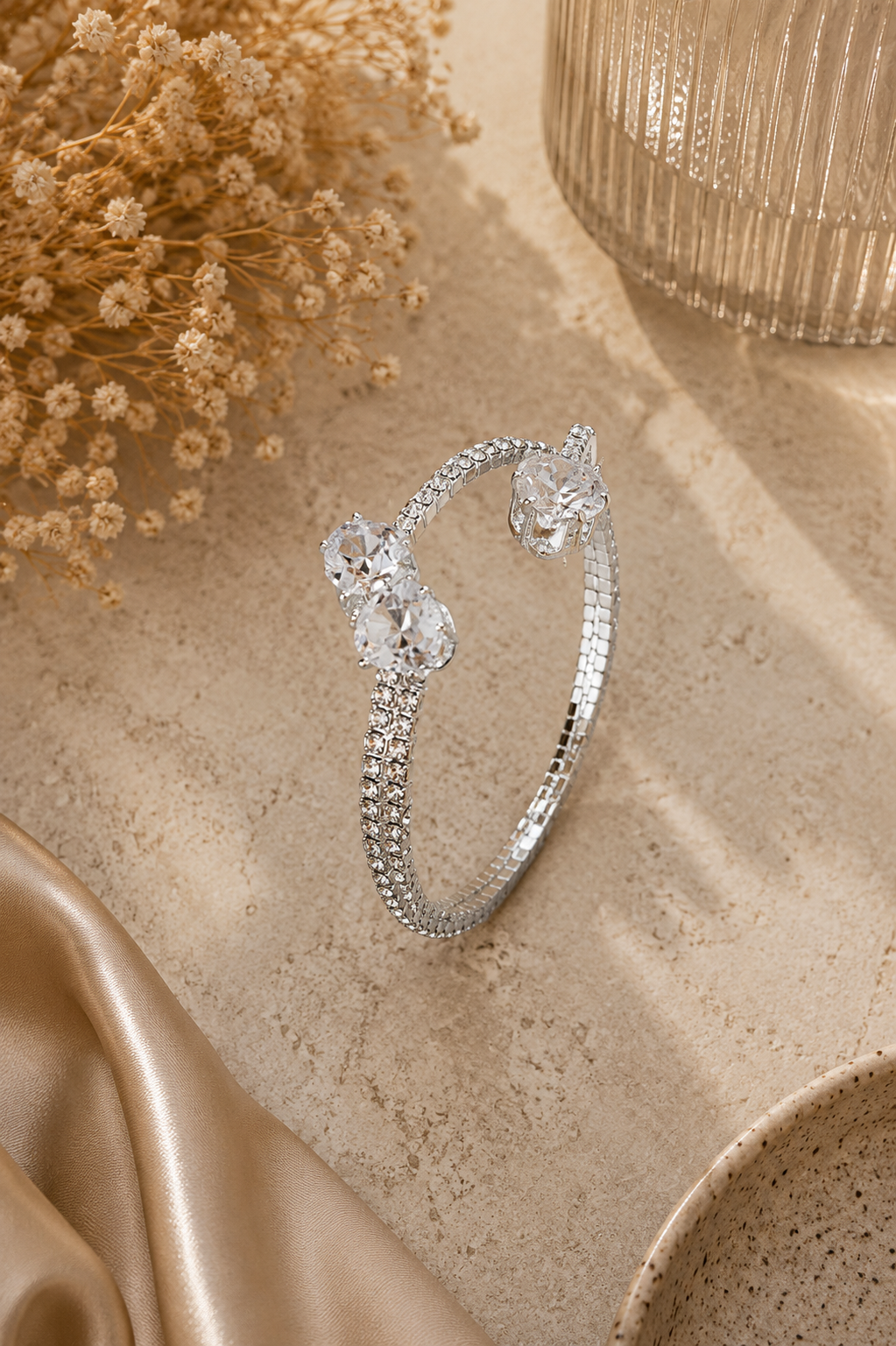 Βραχιόλι με Λαμπερές Πέτρες
