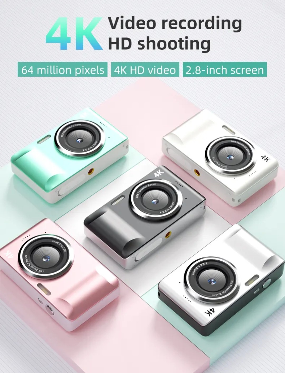 4K Mini Digital Camera