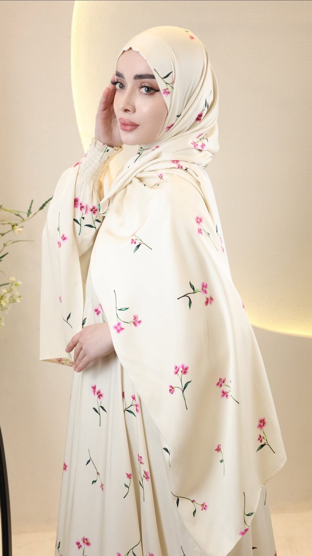 Noor Petal Abaya & Hijab Set