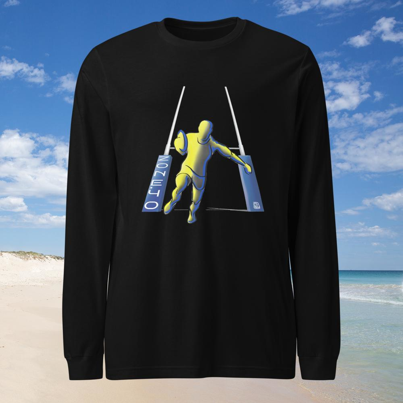 T-shirt homme manches longues "Ovalie"