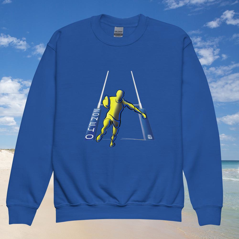 Sweat enfant col rond unisexe "Ovalie"