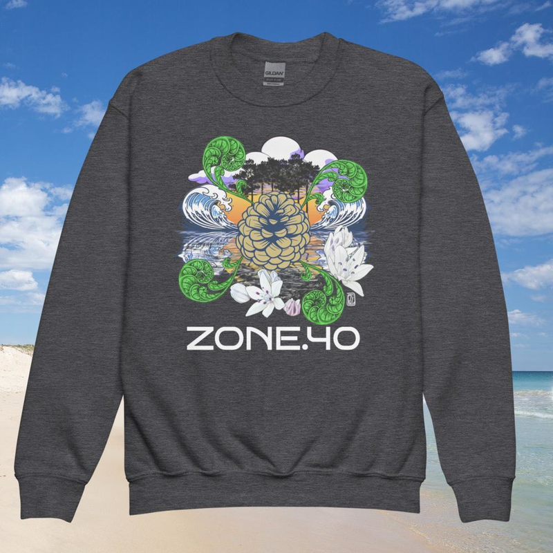 Sweat enfant col rond unisexe "Nature"