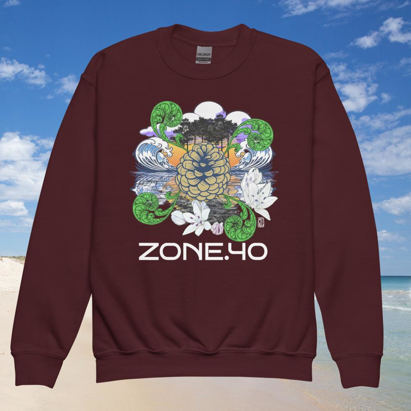 Sweat enfant col rond unisexe "Nature"