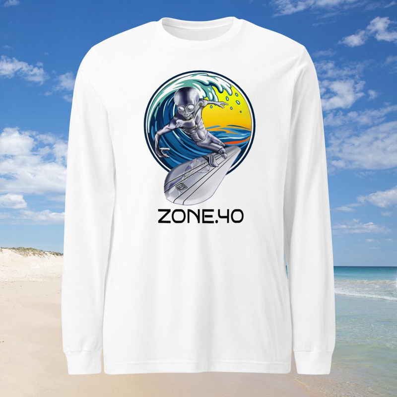 T-shirt homme manches longues "E-T Silver surfer"