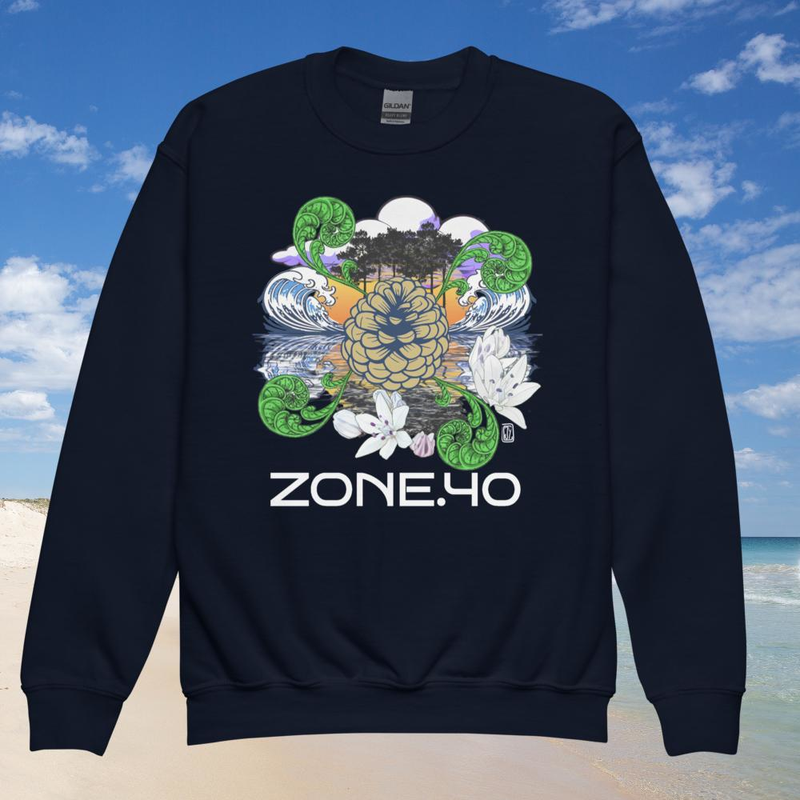 Sweat enfant col rond unisexe "Nature"
