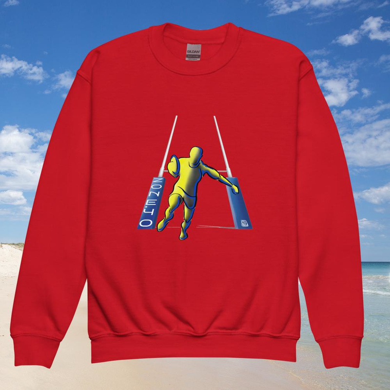 Sweat enfant col rond unisexe "Ovalie"