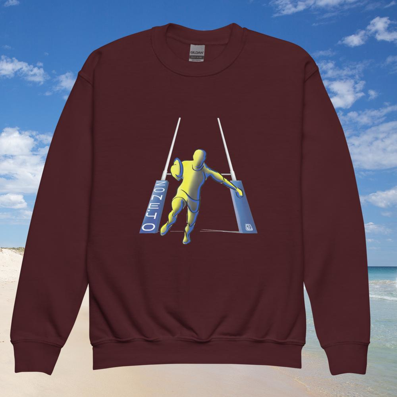 Sweat enfant col rond unisexe "Ovalie"