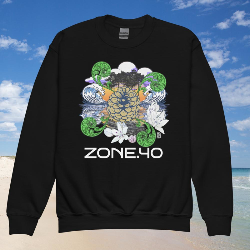 Sweat enfant col rond unisexe "Nature"
