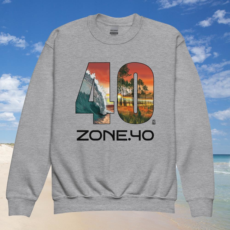 Sweat enfant col rond unisexe "40"