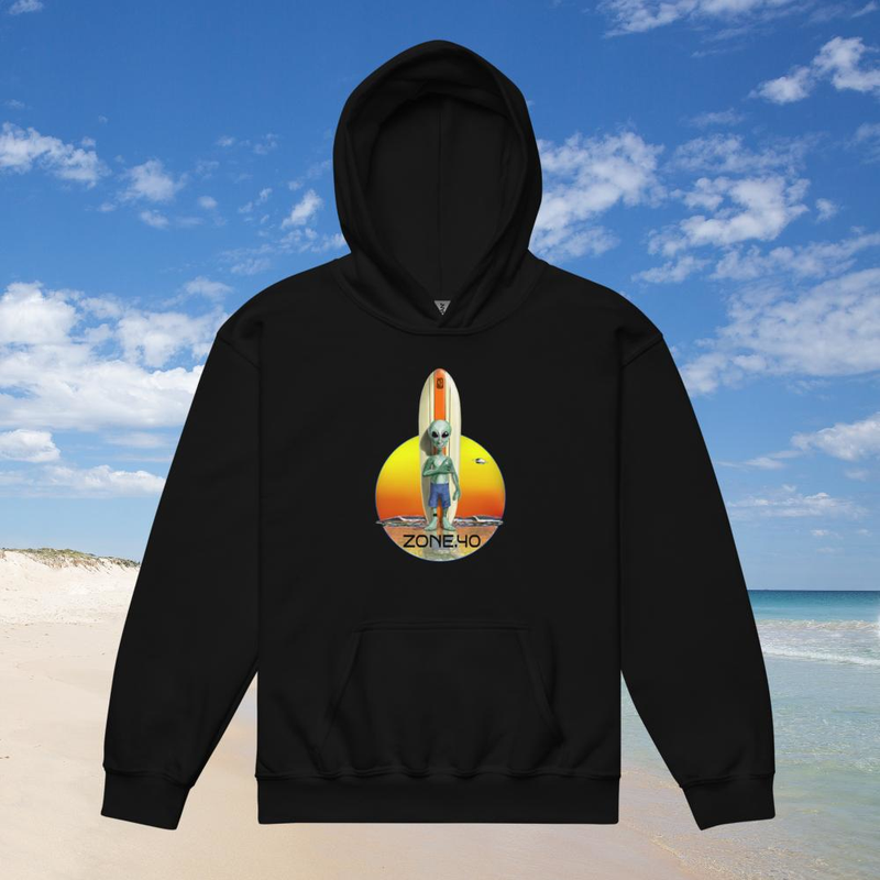 Sweat à capuche enfant unisexe "E-T Surfer"
