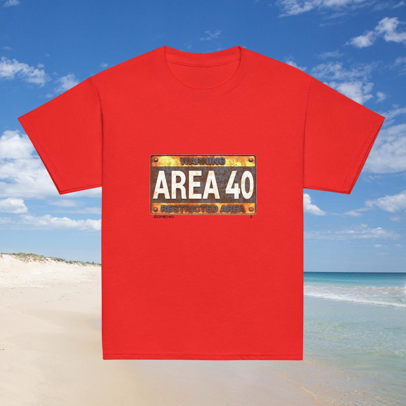 T-shirt enfant unisexe "AREA 40"