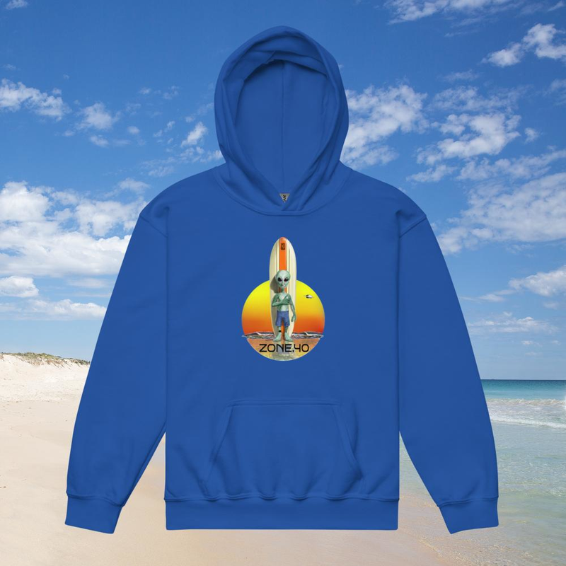 Sweat à capuche enfant unisexe "E-T Surfer"