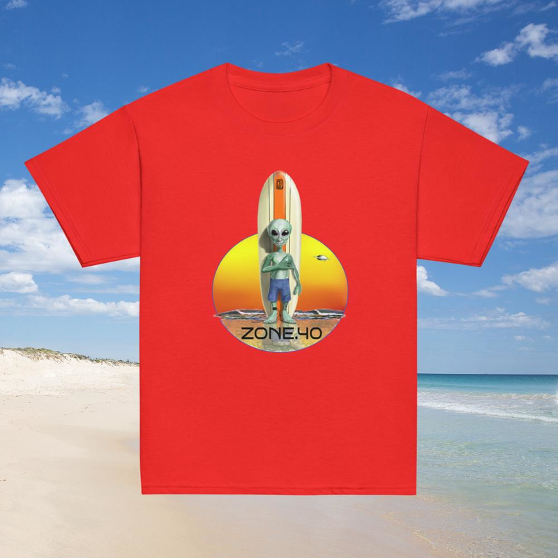 T-shirt enfant unisexe "E-T surfer"