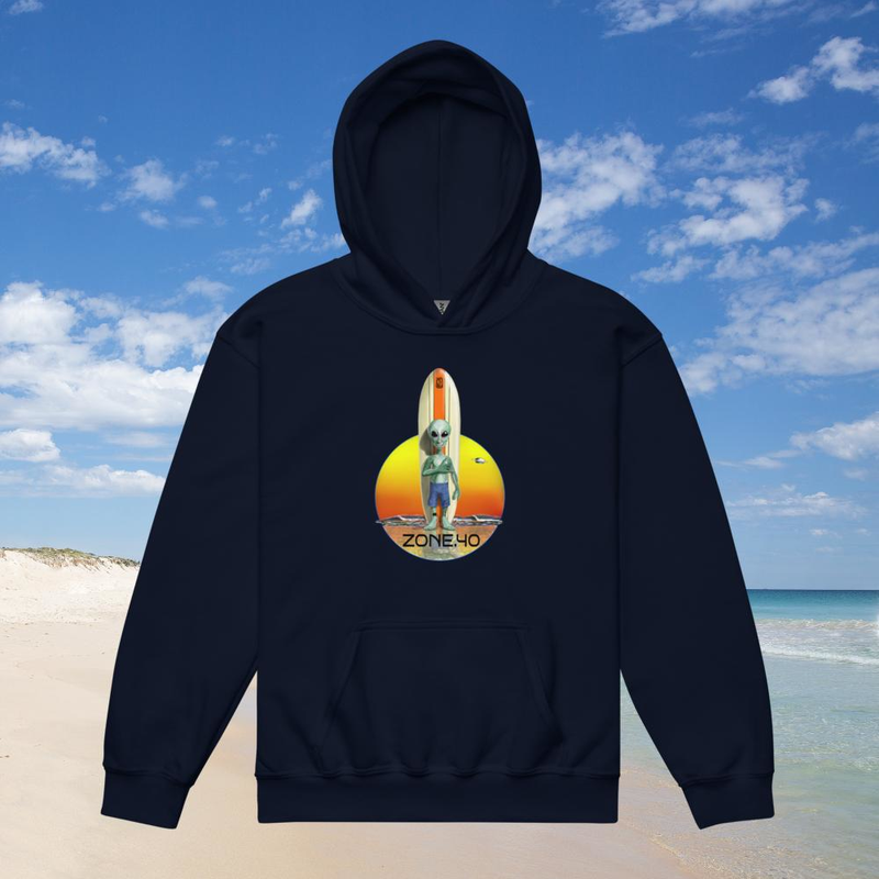 Sweat à capuche enfant unisexe "E-T Surfer"