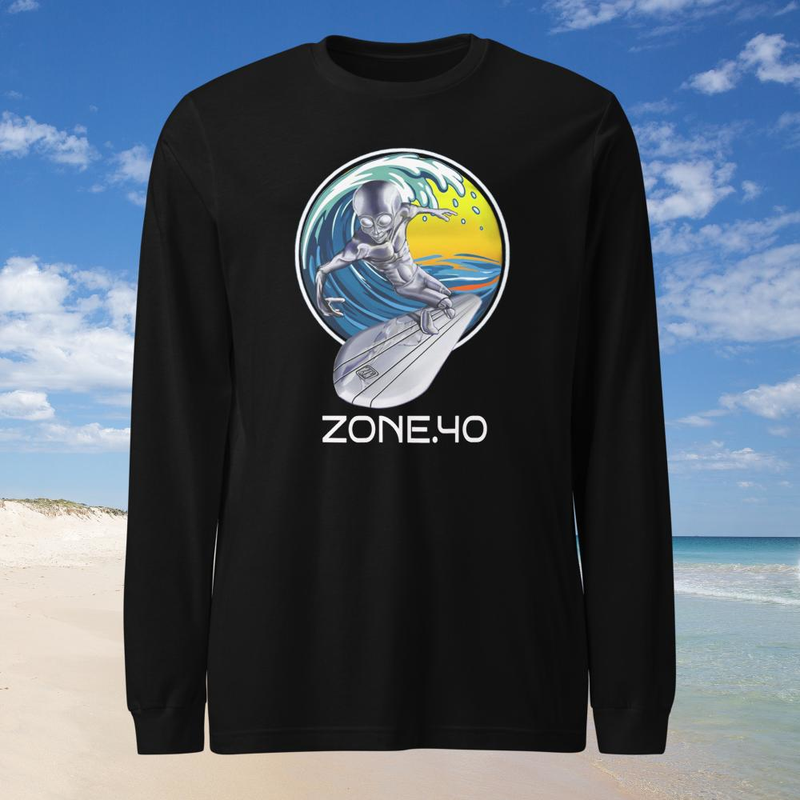 T-shirt homme manches longues "E-T Silver surfer"