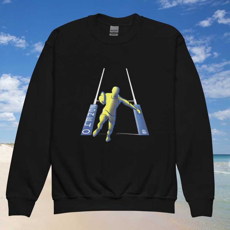 Sweat enfant col rond unisexe "Ovalie"