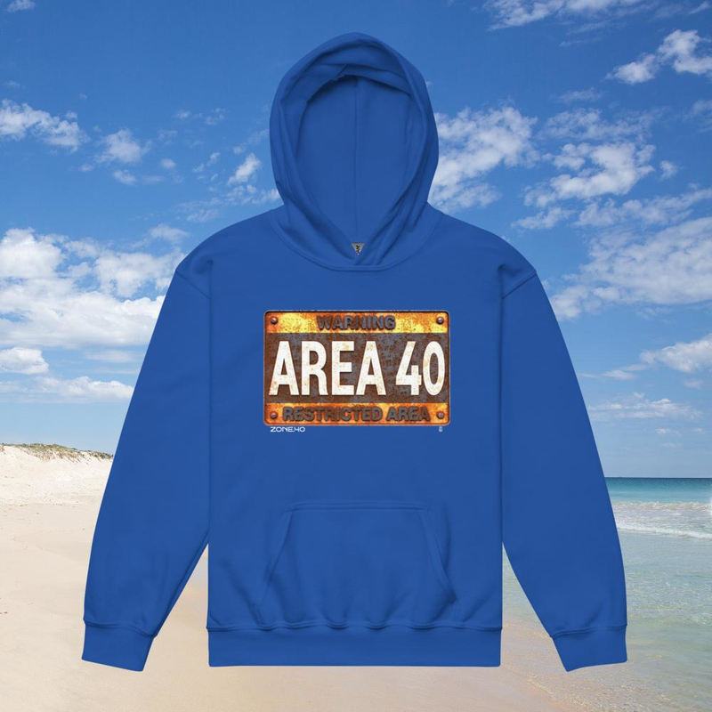 Sweat à capuche enfant unisexe "AREA 40"