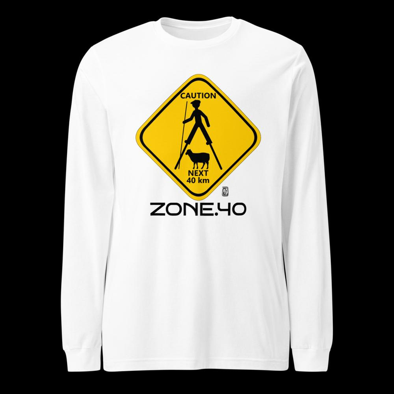 T-shirt homme manches longues "Panneau"