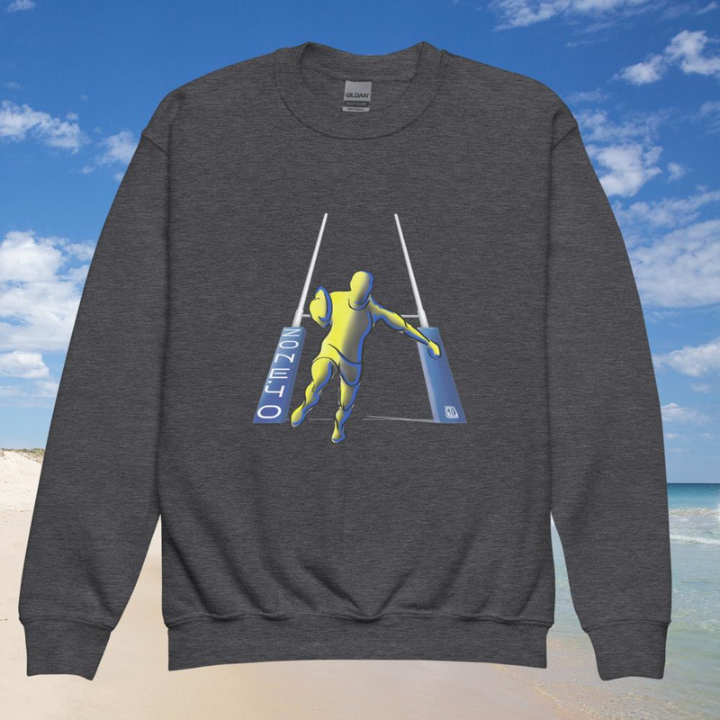 Sweat enfant col rond unisexe "Ovalie"
