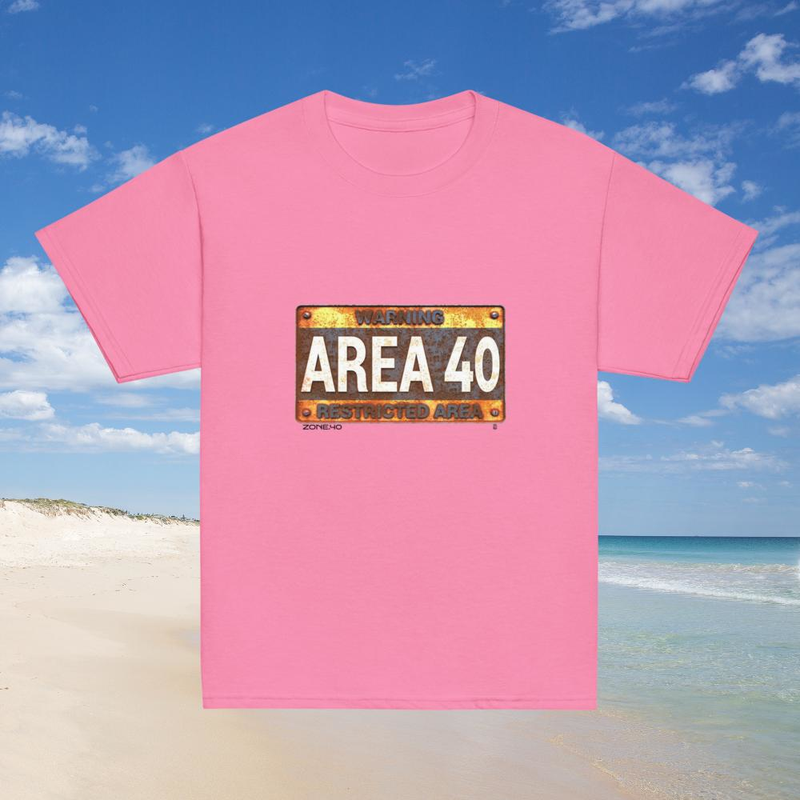T-shirt enfant unisexe "AREA 40"