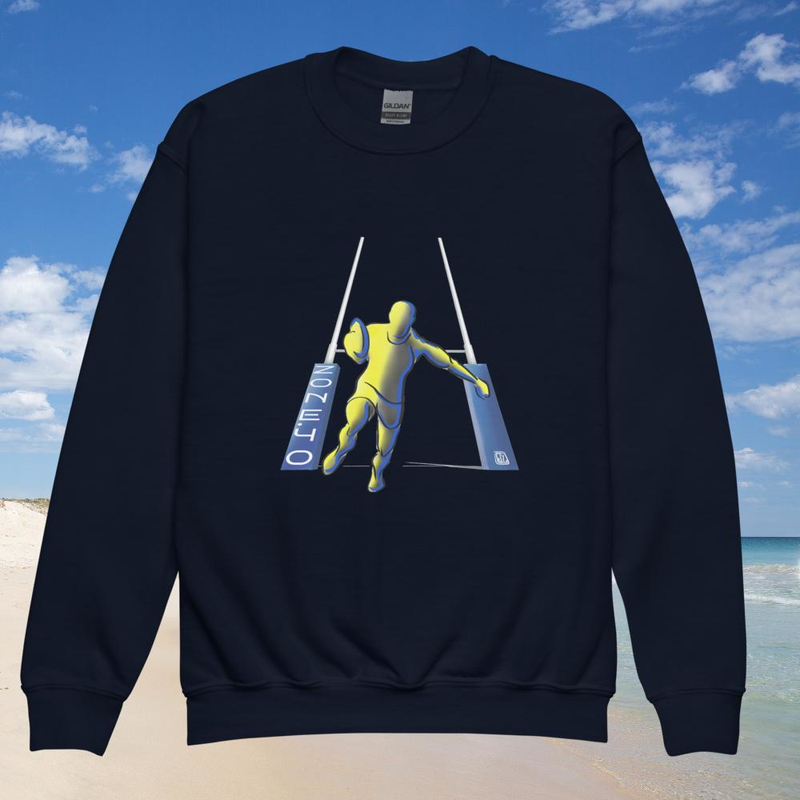 Sweat enfant col rond unisexe "Ovalie"