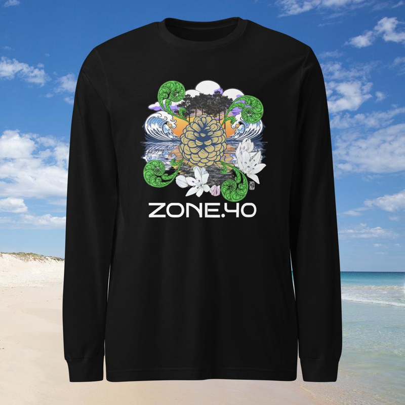 T-shirt homme manches longues "Nature"