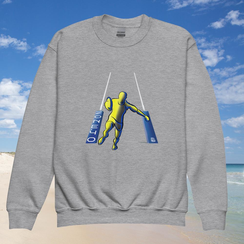 Sweat enfant col rond unisexe "Ovalie"