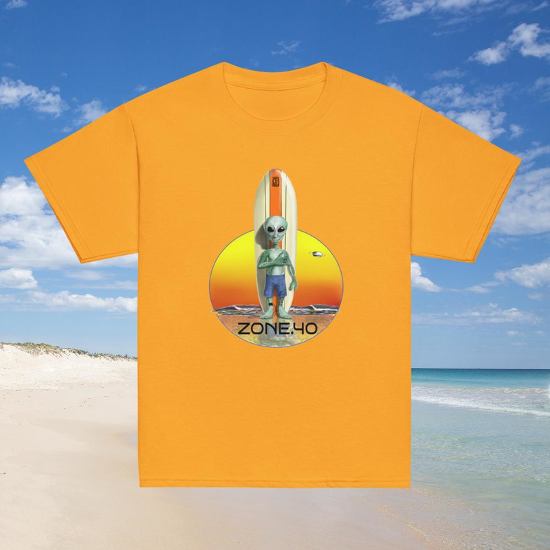 T-shirt enfant unisexe "E-T surfer"