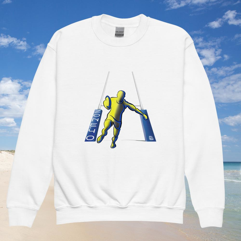 Sweat enfant col rond unisexe "Ovalie"