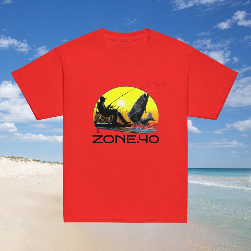 T-shirt enfant unisexe "Pêche"