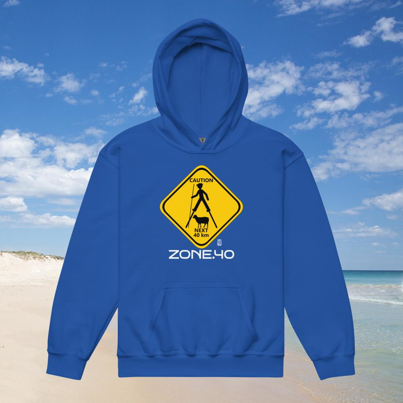 Sweat à capuche enfant unisexe "Panneau"