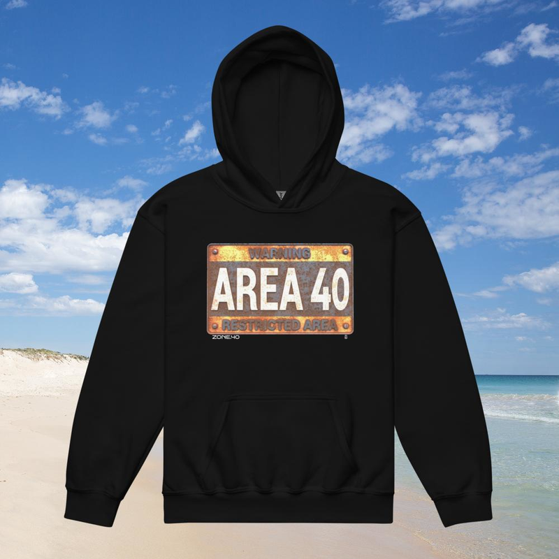 Sweat à capuche enfant unisexe "AREA 40"