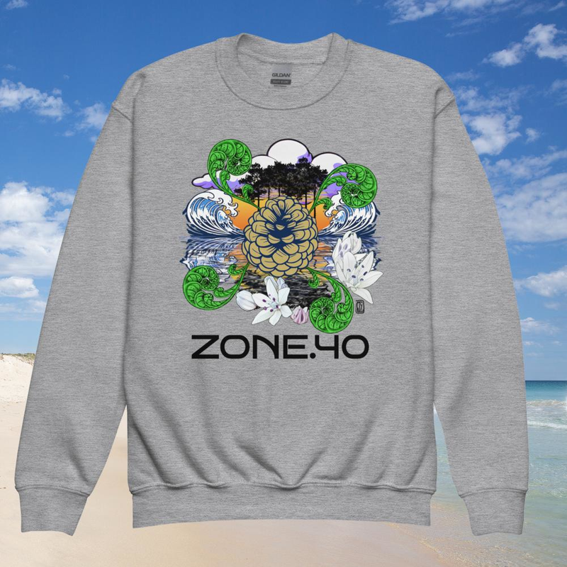 Sweat enfant col rond unisexe "Nature"