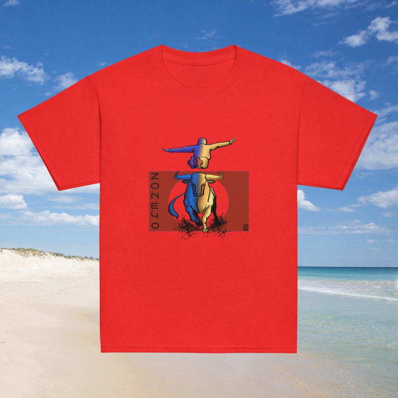T-shirt enfant unisexe "Course Landaise"