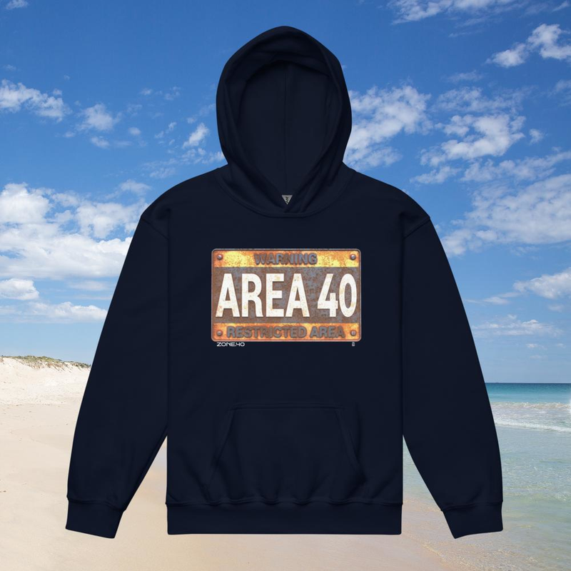 Sweat à capuche enfant unisexe "AREA 40"