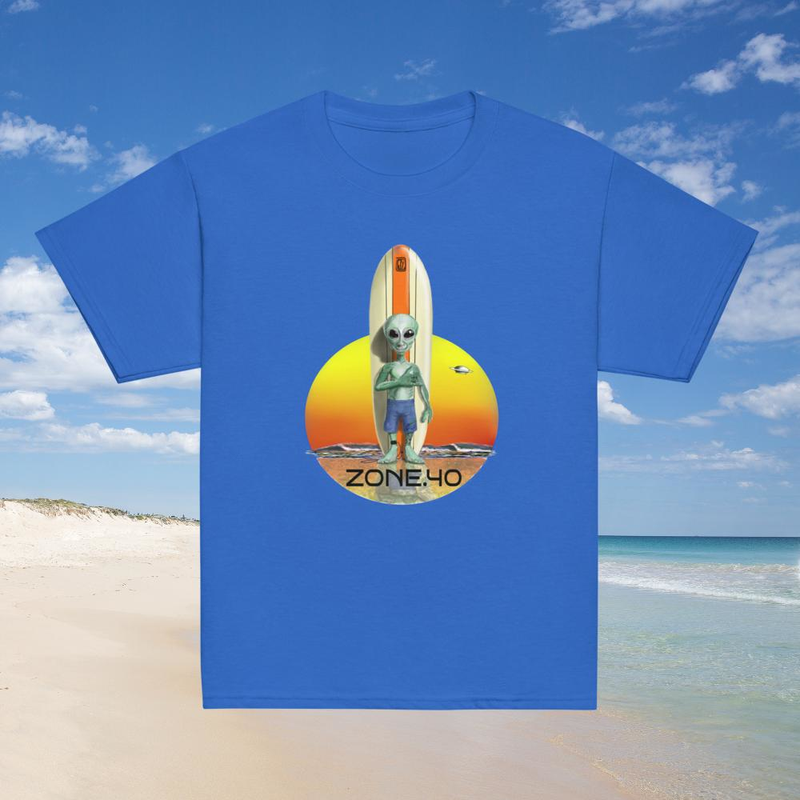T-shirt enfant unisexe "E-T surfer"