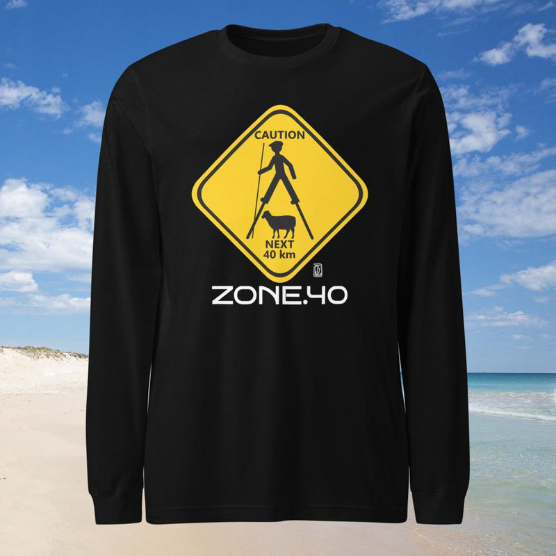 T-shirt homme manches longues "Panneau"