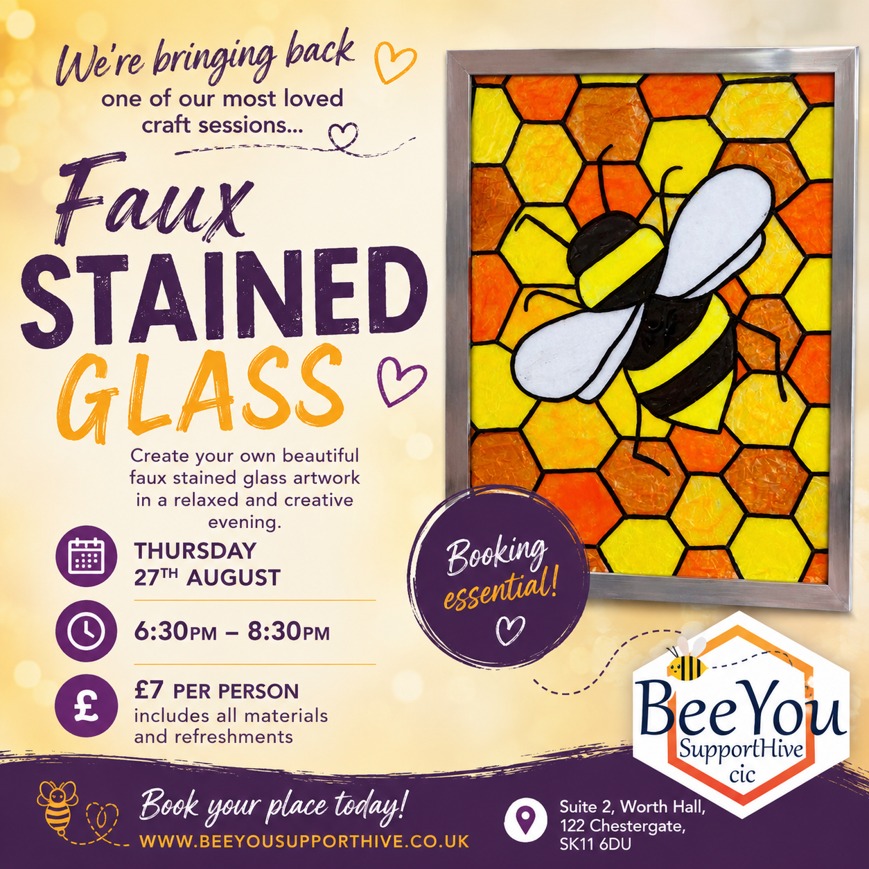 Faux Stained Glass Workshop