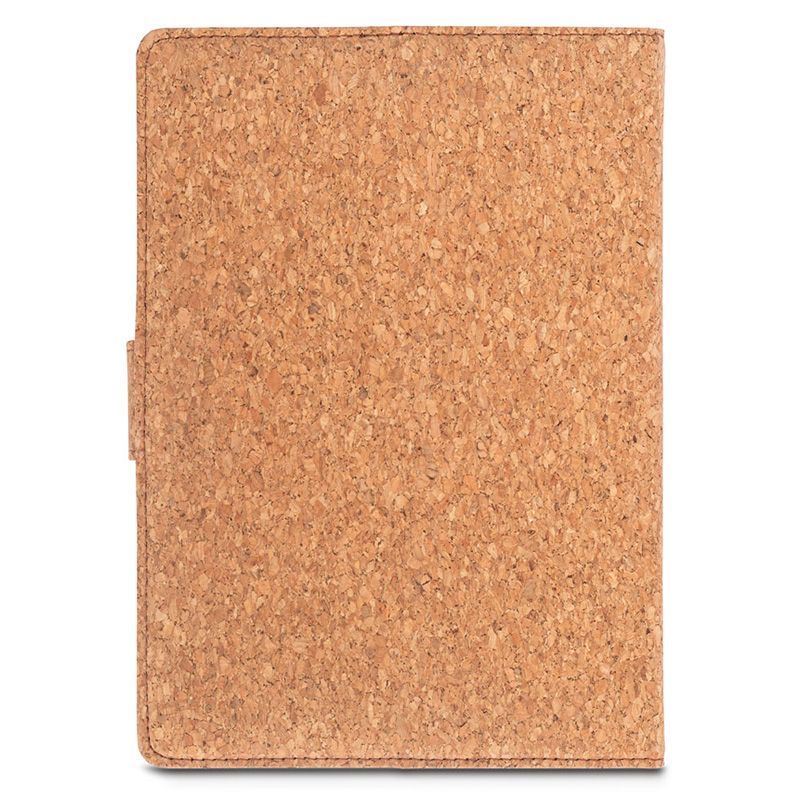 Organiseur A5 couverture liège et plastique recyclé personnalisé par gravure