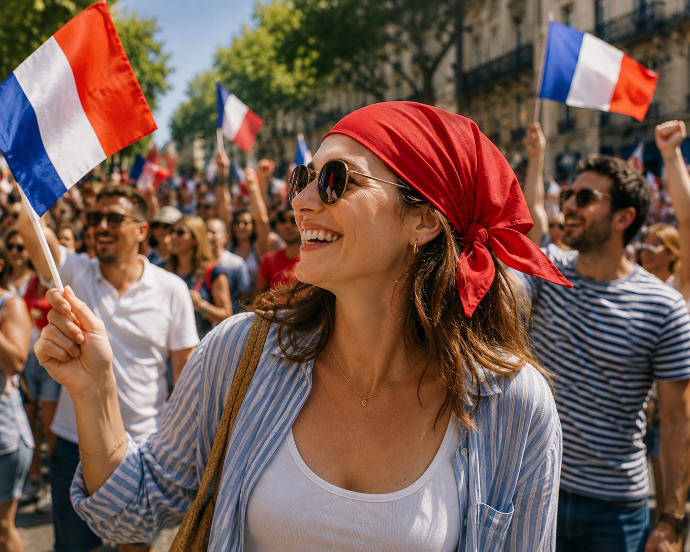 Bandana en coton et polyester recyclé personnalisé
