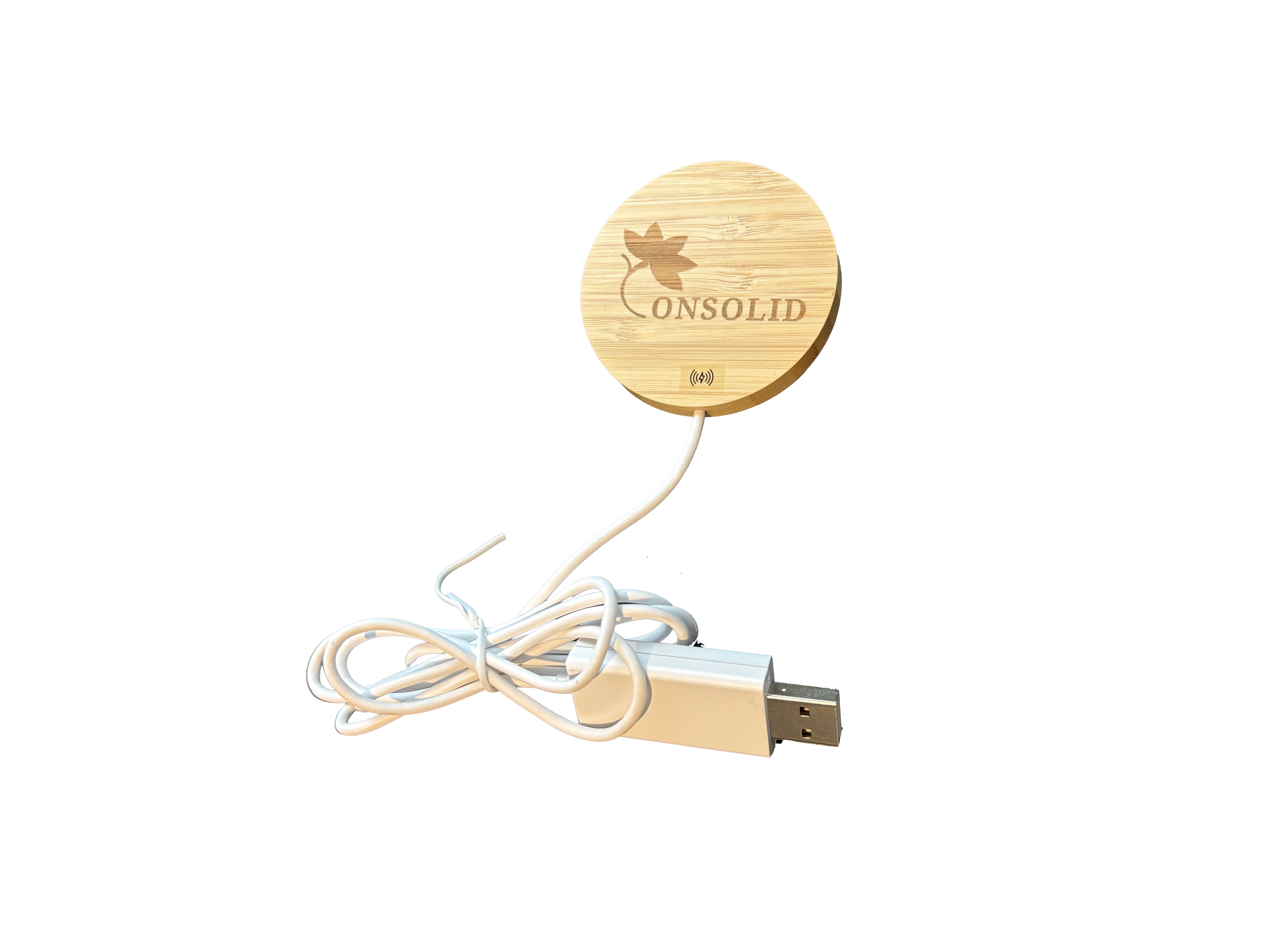 Chargeur publicitaire sans fil magnétique