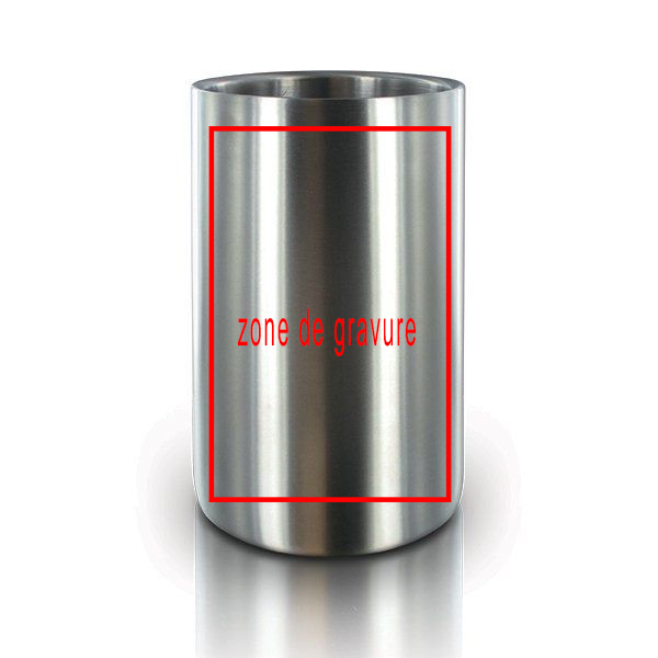 Seau à champagne personnalisé par gravure