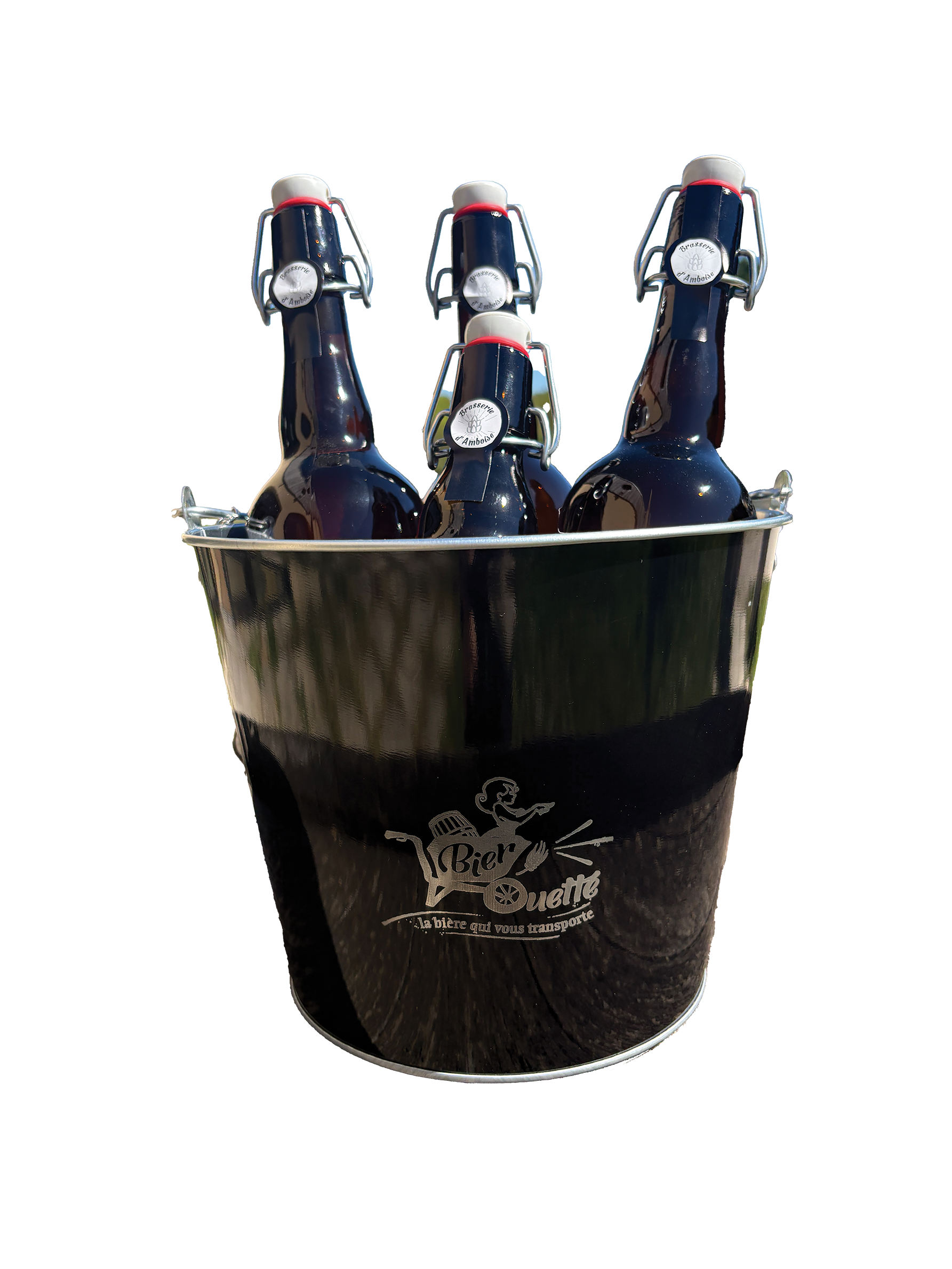 Seau à bières personnalisé par gravure