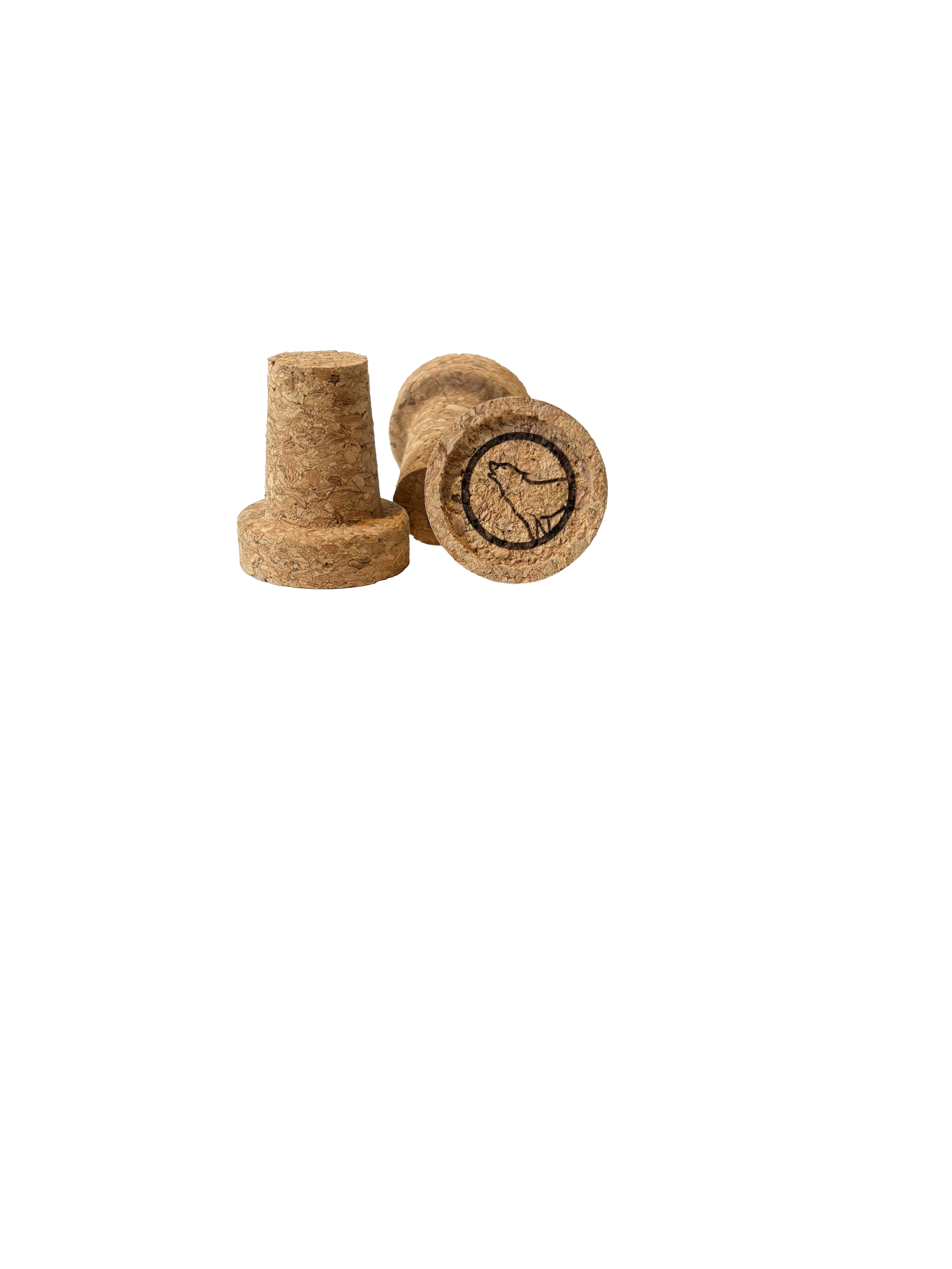 Bouchon en liège personnalisé par gravure