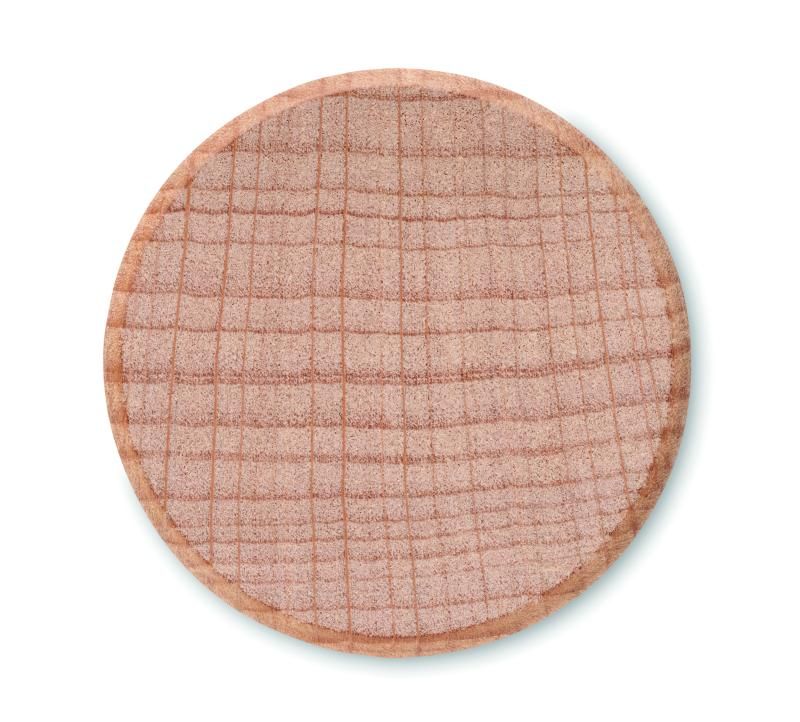 Bouchon en bois de hêtre personnalisé par gravure