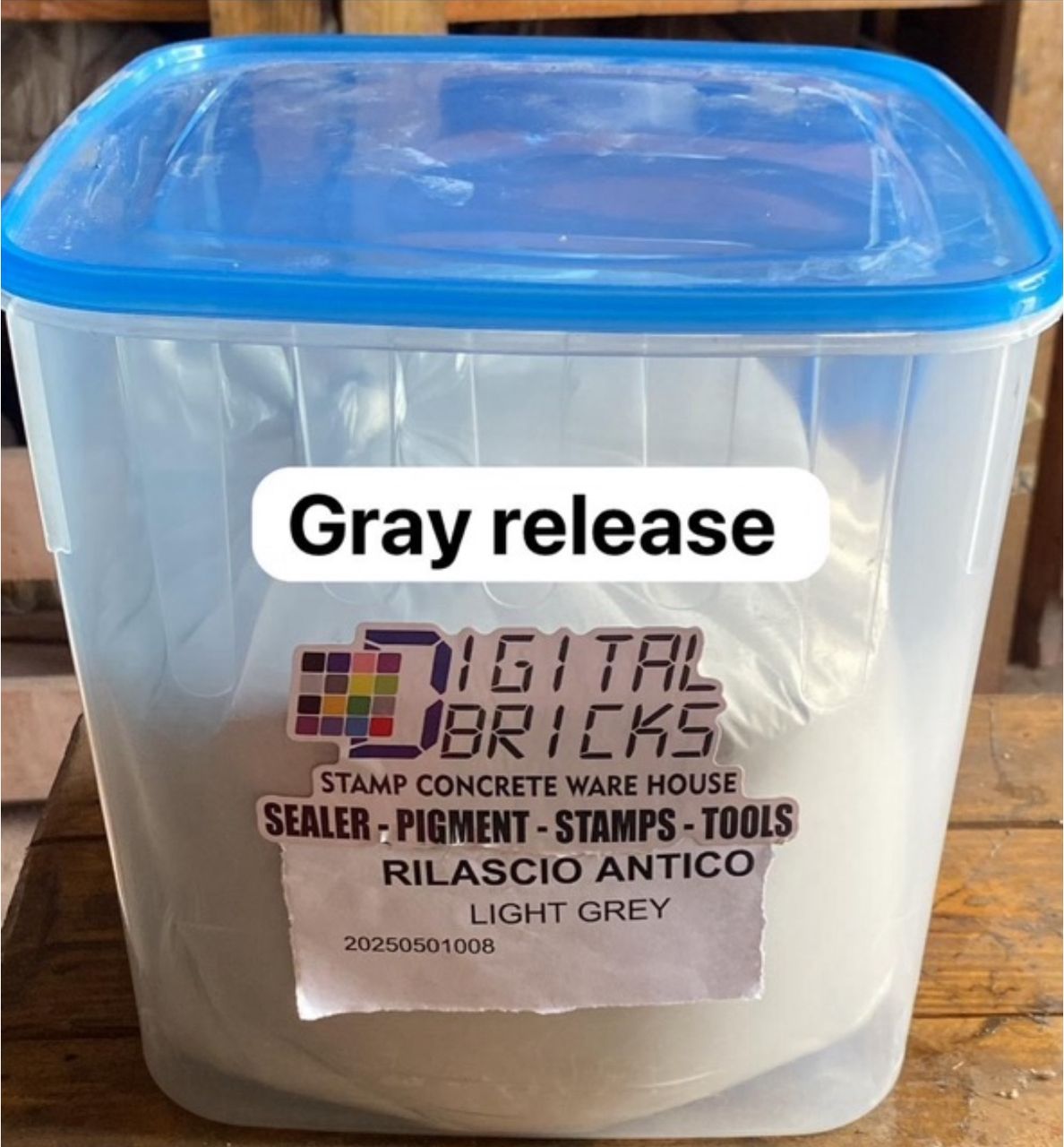 Digital bricks released 10kg gray