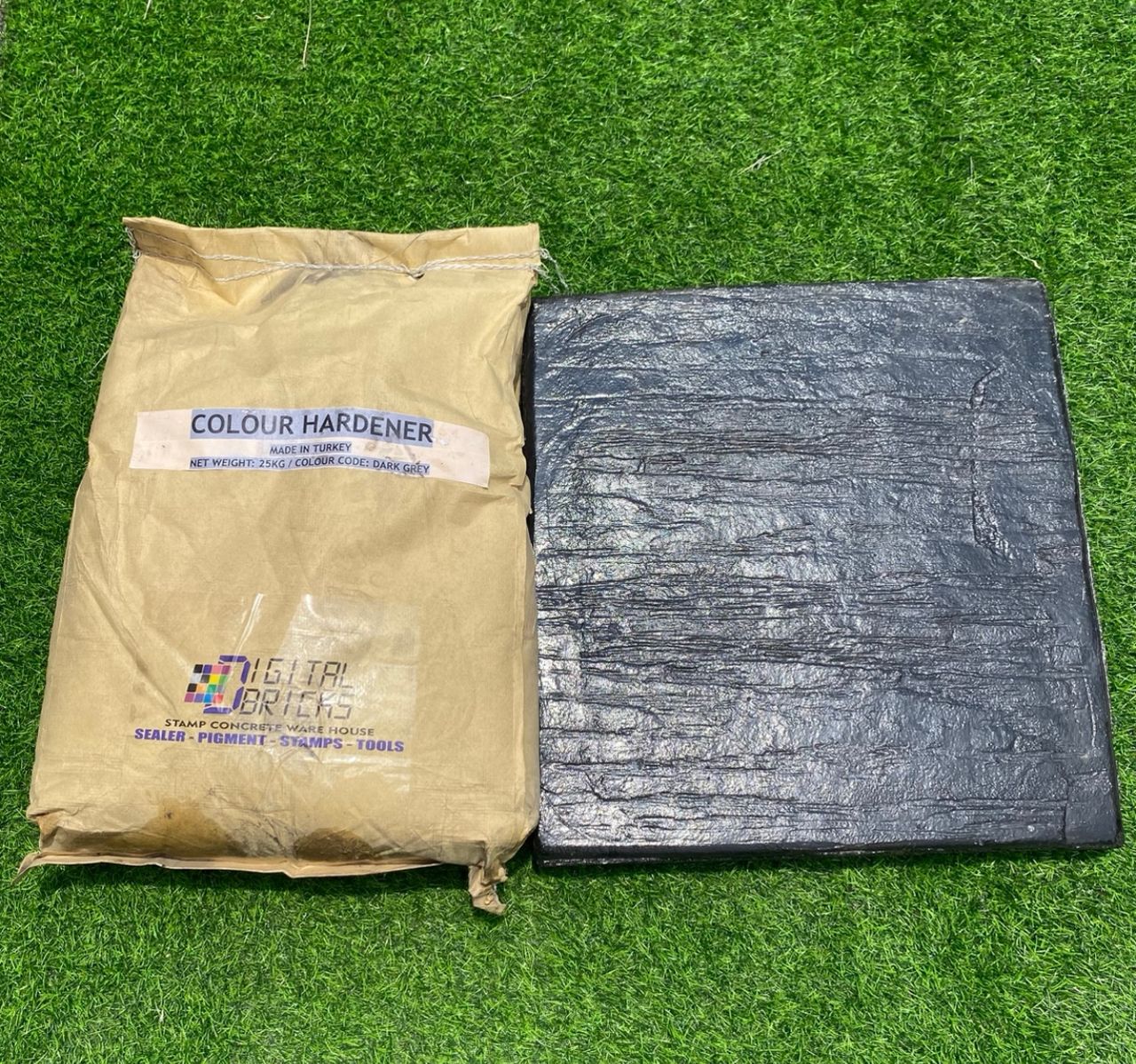 Digital bricks color hardener dark gray 