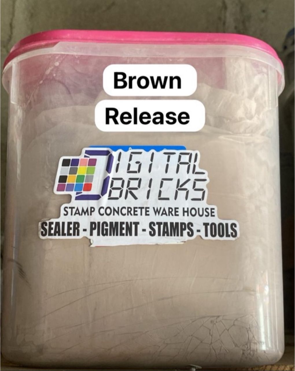 Digital bricks release 10kg brown