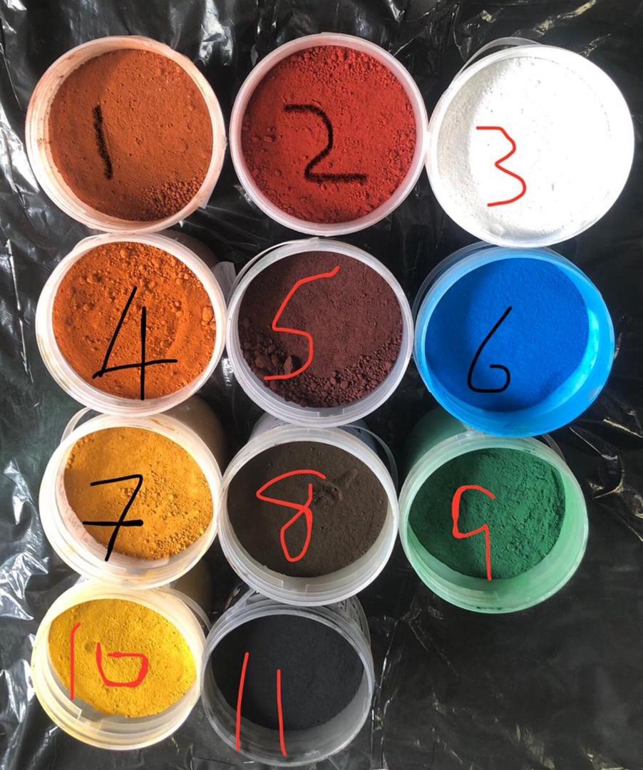 bucket Oxide pigment