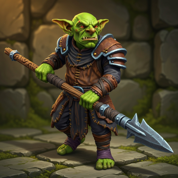 Pack – 6 Goblins Guerreiros | Bando de Krag | Crônicas de Thalnor